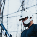 Potenza Batting Helmet with Jaw Flap