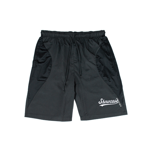 [CUS-DFW-SHOR-PER-CRV-BLK-YXXS-LOGO3] Shorts (Curve Shorts) (Youth XXS, Black, Logo 3)