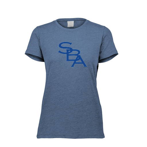 [FTSCUBNV-FAXS-LOGO2] Decker Women's Tri-Blend T-Shirt - Short Sleeve (Female Adult XS, Navy, Logo 2)