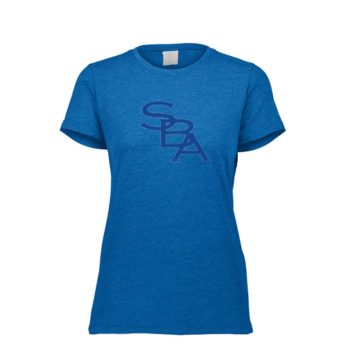 [FTSCUBRY-FAXS-LOGO2] Decker Women's Tri-Blend T-Shirt - Short Sleeve (Female Adult XS, Royal, Logo 2)