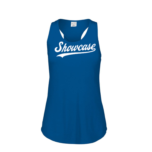 [3078.U55.S-LOGO3] Ladies Tri Blend Tank Top (Female Adult S, Royal, Logo 3)