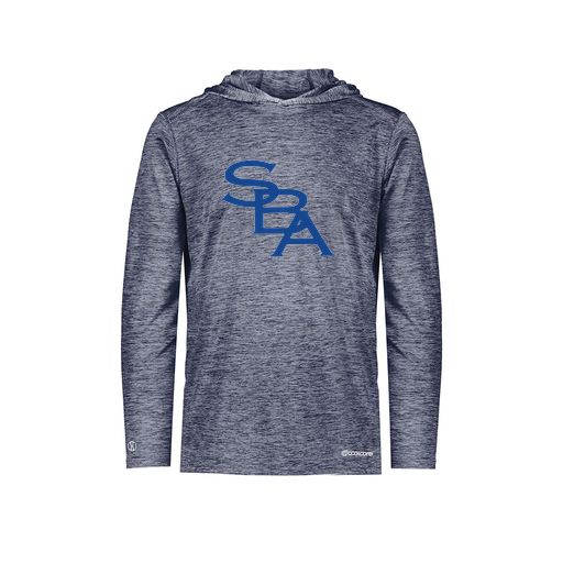 [FOLHCGNV-YS-LOGO2] Decker Youth Charge Hoodie (Youth S, Navy, Logo 2)