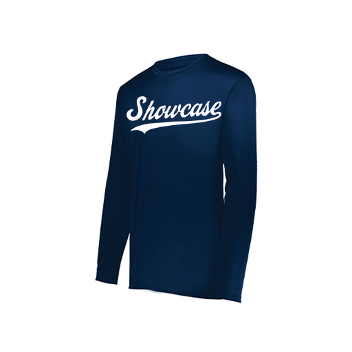 [222822.065.XS-LOGO3] Men's LS Smooth Sport Shirt (Adult XS, Navy, Logo 3)