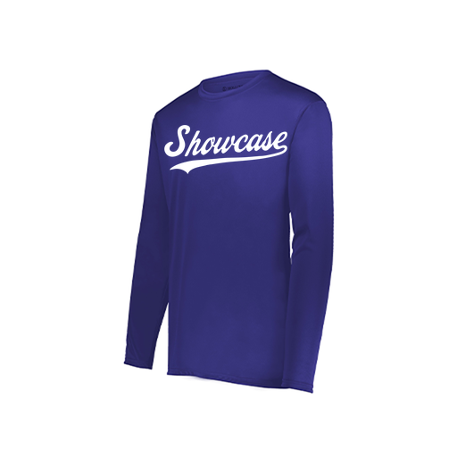 [222822.747.XS-LOGO3] Men's LS Smooth Sport Shirt (Adult XS, Purple, Logo 3)