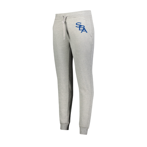 [229748.017.XS-LOGO2] Ladies 60/40 Fleece Jogger (Female Adult XS, Silver, Logo 2)