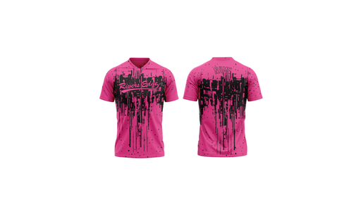 Rivers Edge - Pink Coach V-Neck